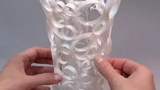 😍I didn't expect such an effect. She is simply weightless! DIY vase😃