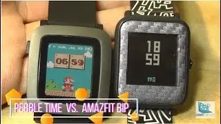 Comparison: Amazfit Bip vs. Pebble Time Smartwatch [2018]