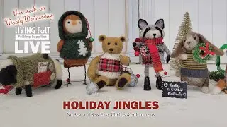 No Sew & Simple Sew Sweaters for Needle Felted Animals & Dolls #needlefelting #tutorial