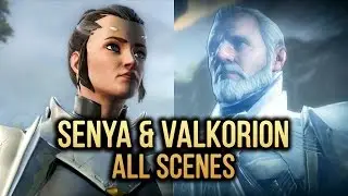 SWTOR Knights of The Fallen Empire - Senya & Valkorion (all scenes)