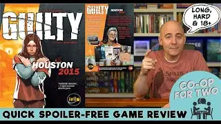 Guilty - Houston 2015 - New Mystery Game Series - Spoiler free Review