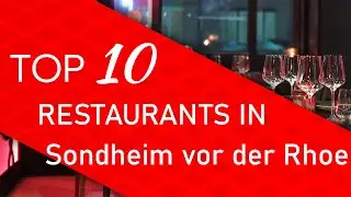 Top 10 best Restaurants in Sondheim vor der Rhoen, Germany