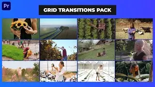 Grid Transitions Pack Premiere Pro Template