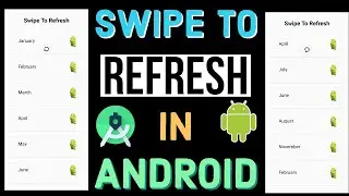 How to do Swipe To Refresh in android|| Swipe to refresh layout in android studio-by codesking-#12