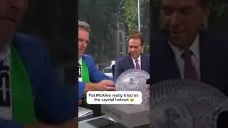 Pat Mcafee really did that 😅 