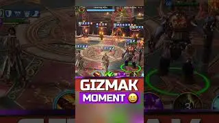 Gizmak moment 😂😂😂 классическая игра на арене за героя со штрафом) #raidsl #raidshadowlegends