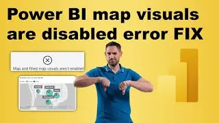 Enabling Power BI map visuals