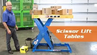 Scissor Lift Tables from BHS offer high load capacities and many customizations