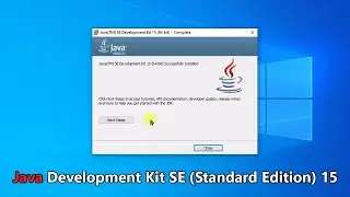 How to Install Java JDK 15 SE on Windows 10 2020 64 Bit (Java Development Kit)