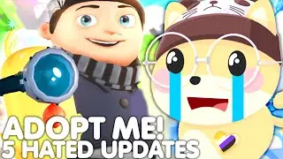 ⚠️TOP 5 MOST HATED UPDATES IN ADOPT ME 2024!❌😢(WORST ADOPT ME UPDATES!) ROBLOX