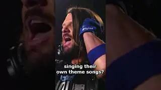 Wrestlers Are Not Singing Their Theme Songs? #wwe