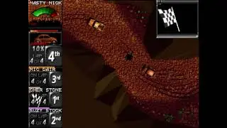 Death Rally (1996) walkthrough - with weapons (long)