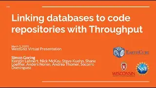 Linking databases to code repositories with Throughput