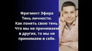 Тень личности. Как понять свою тень. Что мы не принимаем в других, то мы не принимаем в себе.