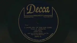 1949 DANNY KAYE A Paper Full Of Fish And Chips (Have A Ba-Nah-Na) LEE GORDON SINGERS - 78 RPM Record