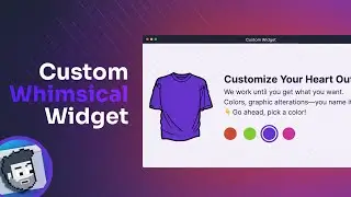 HTML, CSS, and JavaScript Custom Widget