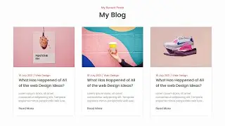 How To Create A Blog Section Using HTML and CSS