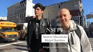 Startup NSITY helps charities while you answer brand research.