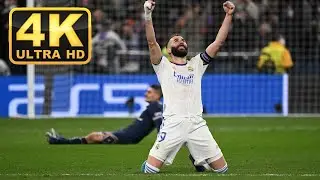 Benzema's hattrick against PSG | CL season 21/22 | 4K ULTRA HD 60 fps |