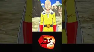 《One punch man》        Saitama and zenos first battle. (sitama troll face😈)#like #japanese #anime