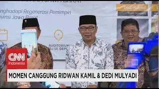 Momen Canggung Ridwan Kamil & Dedi Mulyadi