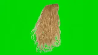 Golden hair green screen video download | Green screen hair after effects