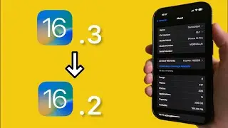 How to Downgrade iOS 16.3 to iOS 16.2!