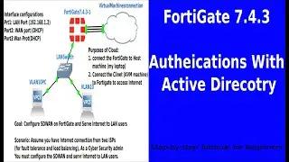 FortiGate Authentication With LDAP | Fortigate Administrator training