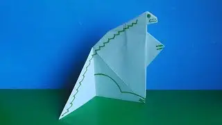 Оригами ГОДЗИЛА Как сделать оригами годзилу из бумаги  Бумажный годзила Origami Paper Godzilla