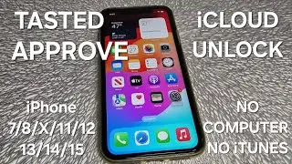 Tested iCloud Activation Lock Unlock Any iPhone 7/8/X/11/12/13/14/15 without Computer and iTunes✔️