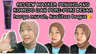 Review Azrina Pure Charcoal Mud Mask Masker Penghilang Komedo