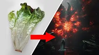 Making a Render From a Piece of Lettuce