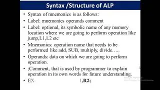 Assembly language|Structure,syntax of Assembly Language with easy examples for Beginners in COA
