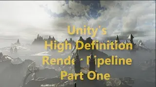 Unity,s HDRP part one:Terrain