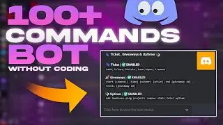 100+ Commands Discord Bot Without Coding | Advanced Discord Bot