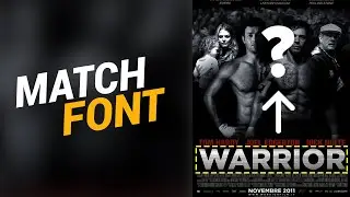 How to Match Font Quickly in Photoshop 