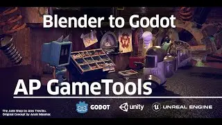Blender to Godot with Materials: AP GameTools!