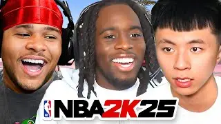 Kai Cenat, Ray & Fanum Play NBA 2K25!