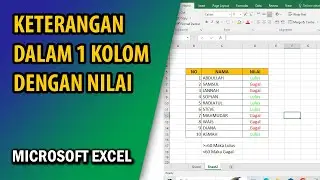 Cara Membuat Keterangan Lulus Gagal dalam Satu Kolom