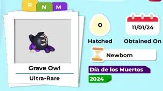 Grave Owl Neon & Mega Neon in Adopt me