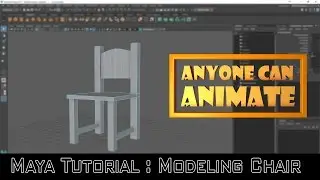 Maya Tutorial : Modeling Chair