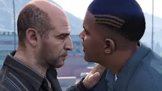 Franklin Kisses Simeon (GTA 5 UNRELEASED CUTSCENE) | Complications ALT Ending