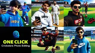 Trending Cricketers Viral Photo Editing – Ai Photo Generator – Bing Image Creator