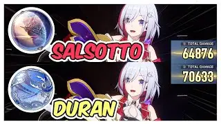 Inert Salsotto vs Duran on Topaz Damage Comparison - Honkai Star Rail