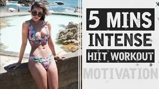 5 MINS HIIT Workout | GET MOTIVATED | Workout With Me