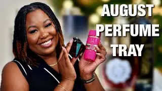 AUGUST PERFUME TRAY 2024 | PERFUMES I WILL BE WEARING THIS MONTH!