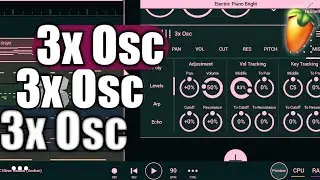 How To Make Beats Using 3x Osc In FL Studio Mobile | 3x Oscillator tutorial :)