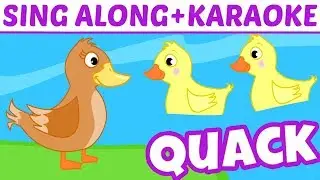 Five Little Ducks (Sing Along + Karaoke) | Numbers Songs for Kids | Counting Song for Children