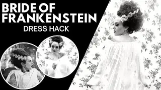 Bride of Frankenstein Dress Costume Sewing Tutorial, Gertie's Charm Patterns Halloween Extravaganza