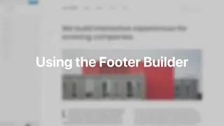 Using the Footer Builder | YOOtheme Documentation (WordPress)